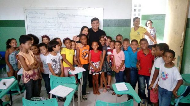 Visita à escola Rita Araújo para ouve sugestões de professores, alunos e pais