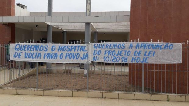 Seis vereadores faltam e sessão semanal que debateria municipalização do Hospital de Caaporã é adiada