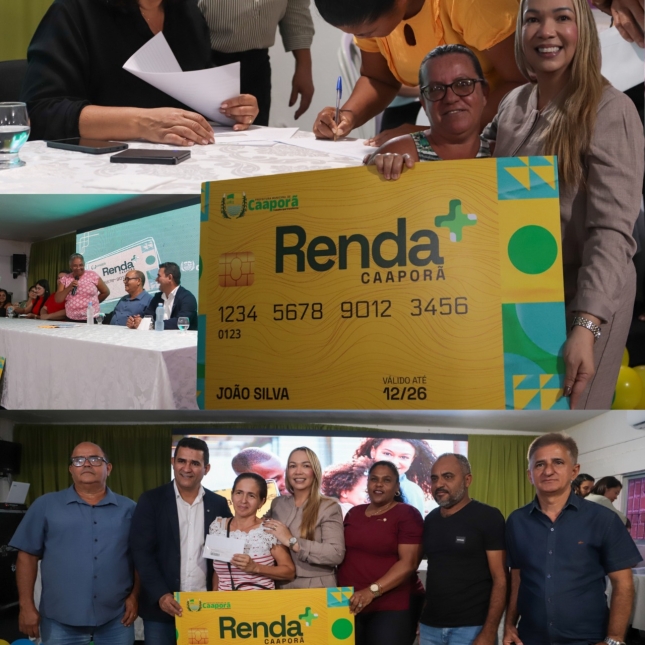 Prefeitura de Caaporã entrega Cartões Renda Mais e reforça compromisso com inclusão social