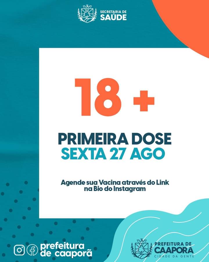 Plano de Imunização contra a COVID-19, nesta sexta-feira (27/08)