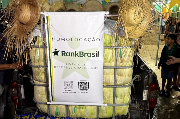 Caaporã entra para a história com registro oficial da maior pamonha do Brasil