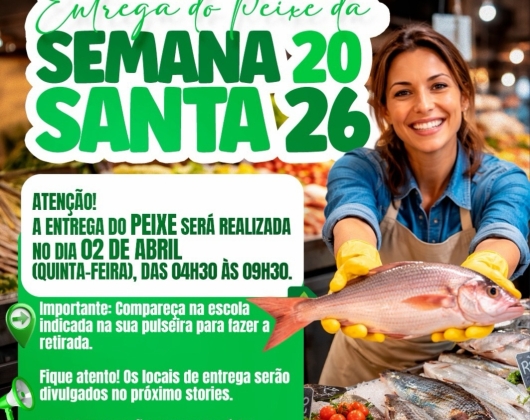 Caaporã define locais e horários para entrega do peixe na Semana Santa