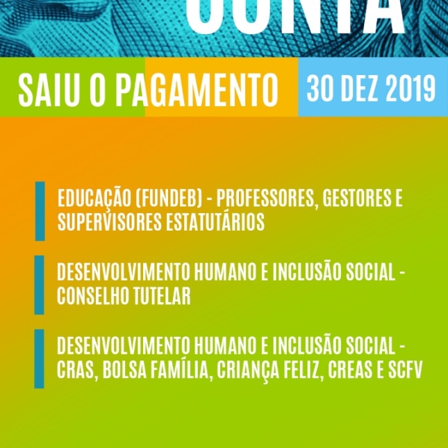 TABELA DE PAGAMENTOS (30/12/2019)