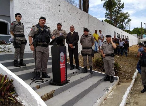 Solenidade marca inauguração do pelotão da Polícia Militar e base da Força Tática, em Caaporã