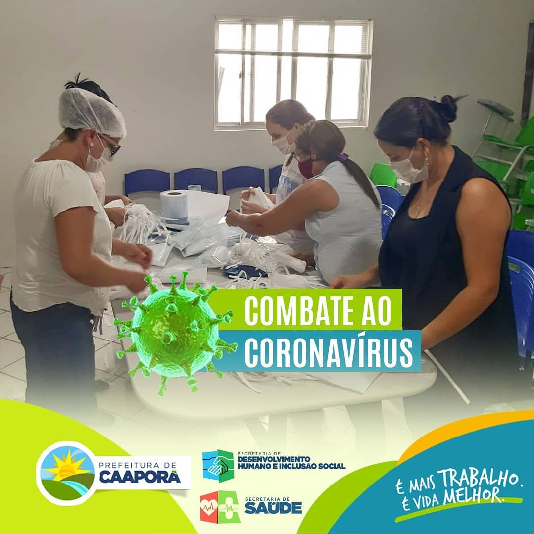 SECRETARIA DE SAÚDE E DE DESENV. HUMANO E INCLUSÃO SOCIAL CONTAM COM SERVIÇOS DE COSTURA PARA O COMBATE AO COVID-19