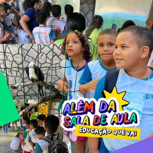 Alunos da Escola Severina Helena participam de visita educativa ao Aquário Paraíba