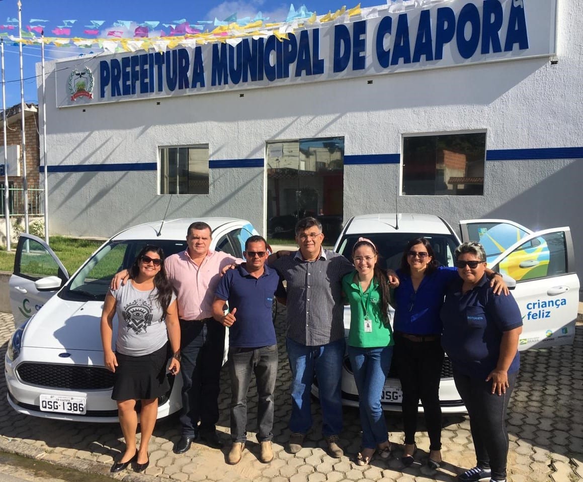 PREFEITURA DE CAAPORÃ ADQUIRE DOIS VEÍCULOS 0 KM PARA O PROGRAMA CRIANÇA FELIZ