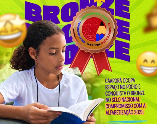 Caaporã conquista Selo Bronze em alfabetização do MEC
