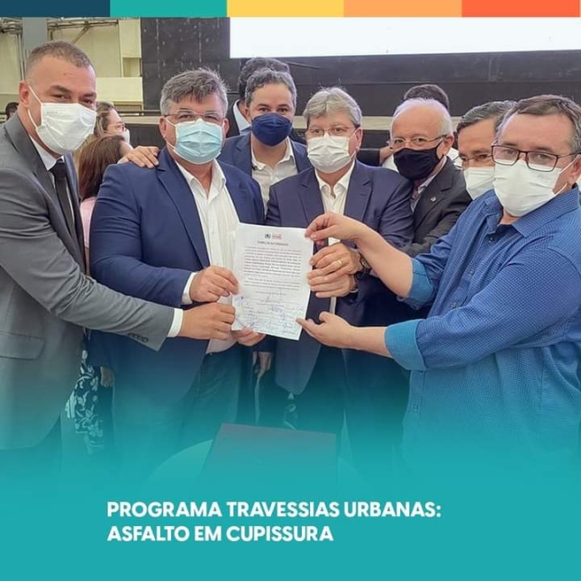 Programa Travessias Urbanas: Prefeitura de Caaporã assina termo para realização de asfalto em Cupissura