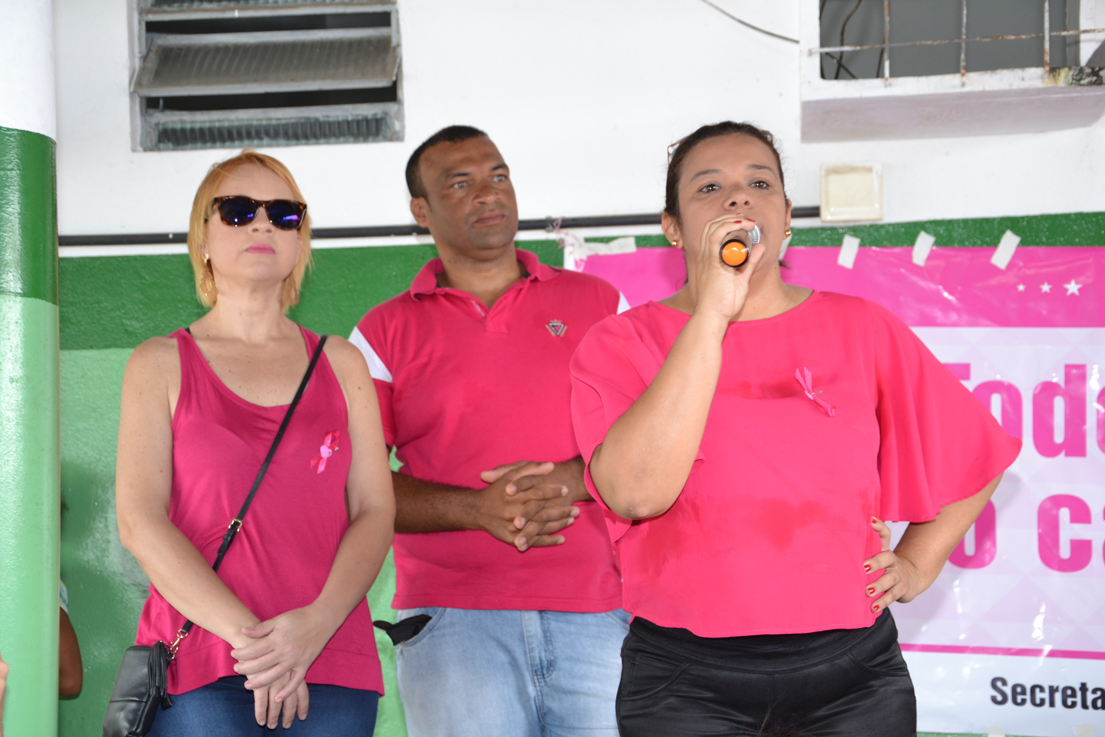 Secretaria de Saúde realiza Caminhada em prol ao Outubro Rosa - Diga não ao Câncer de Mama