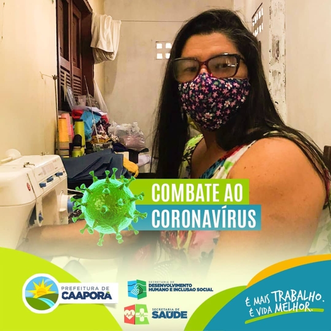 SECRETARIA DE SAÚDE E DE DESENV. HUMANO E INCLUSÃO SOCIAL CONTAM COM SERVIÇOS DE COSTURA PARA O COMBATE AO COVID-19