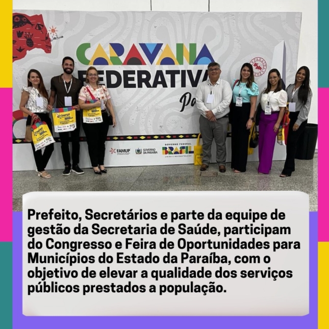 Congresso e Feira de Oportunidades para Municípios do Estado da Paraíba