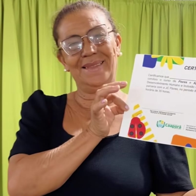 Caaporã conclui curso de artesanato com foco em renda e inclusão social