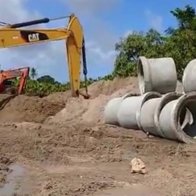 Sonho da população começa a se tornar realizado com início das obras da Ponte de Cupissura