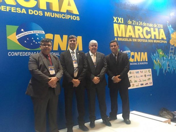 Prefeito de Caaporã participa da XXI Marcha dos Prefeitos em Brasília e busca investimentos para Caaporã