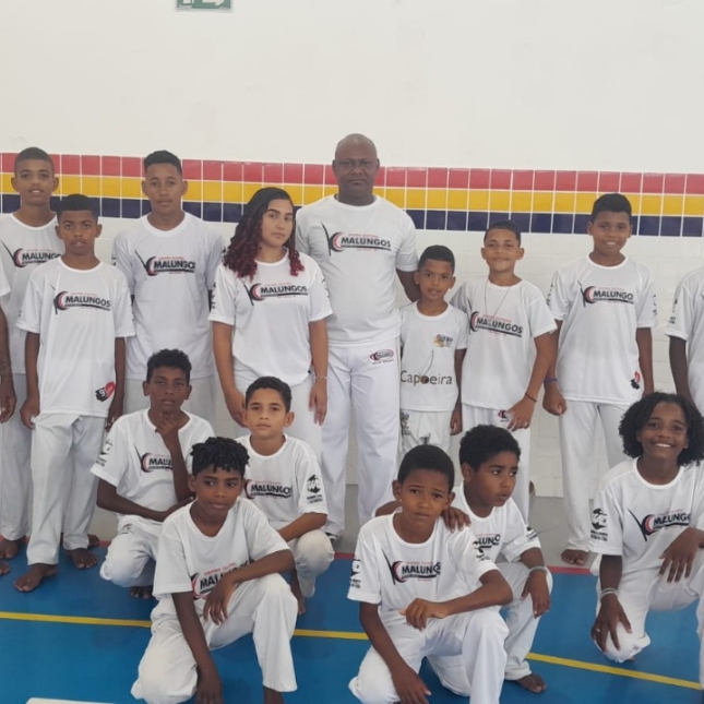 Crianças de Caaporã participam de um dos maiores eventos de capoeira da Paraíba