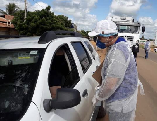 Prefeitura de Caaporã implanta barreira sanitária na entrada da cidade para evitar propagação do novo Coronavírus 